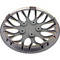 AutoStyle 4-Delige Wieldoppenset Missouri 15-inch goud/zilveren rand