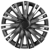 AutoStyle 4-Delige Wieldoppenset Copra 14-inch chroom/zwart