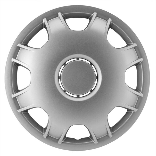 AutoStyle 4-Delige Wieldoppenset Speed 12-inch zilver