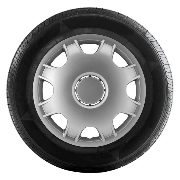 AutoStyle AutoStyle 4-Delige Wieldoppenset Speed 12-inch zilver