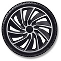 AutoStyle AutoStyle 4-Delige Wieldoppenset Turbo Van 17-inch zilver/zwart (bol)