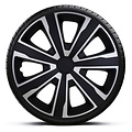 AutoStyle AutoStyle 4-Delige Wieldoppenset Tenzo 16-inch zilver/zwart