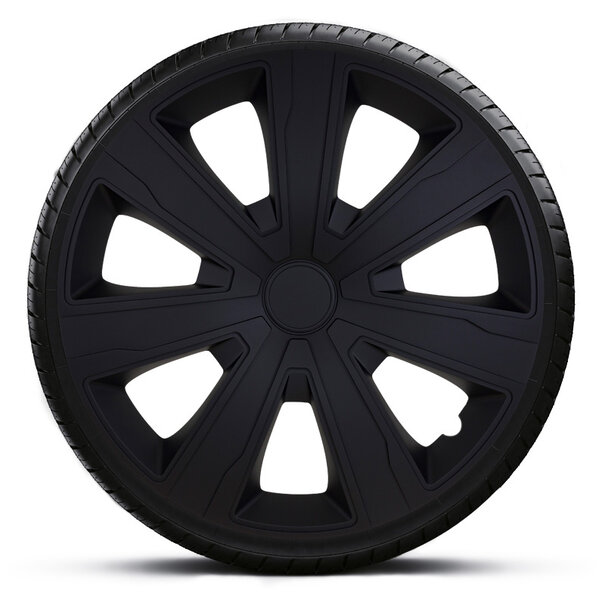 AutoStyle 4-Delige Wieldoppenset Tenzo 16-inch zwart