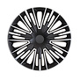 AutoStyle 4-Delige Wieldoppenset Jerez 14-inch zilver/zwart