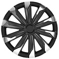 AutoStyle AutoStyle 4-Delige Wieldoppenset Typhoon 16-inch chroom/zwart