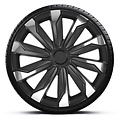 AutoStyle AutoStyle 4-Delige Wieldoppenset Typhoon 14-inch chroom/zwart