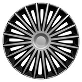AutoStyle 4-Delige Wieldoppenset Dakota 16-inch zilver/zwart