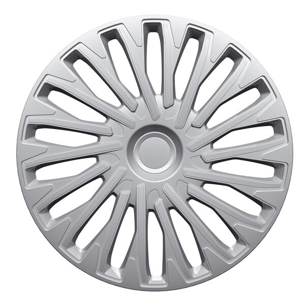 AutoStyle 4-Delige Wieldoppenset Soho 15-inch zilver