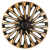AutoStyle 4-Delige Wieldoppenset Soho 13-inch zwart/goud