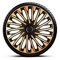 AutoStyle AutoStyle 4-Delige Wieldoppenset Soho 13-inch zwart/goud