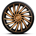 AutoStyle AutoStyle 4-Delige Wieldoppenset Kendo 15-inch zwart/goud