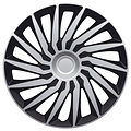 AutoStyle AutoStyle 4-Delige Wieldoppenset Kendo 14-inch zilver/zwart