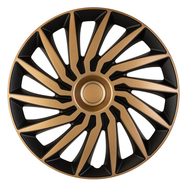 AutoStyle AutoStyle 4-Delige Wieldoppenset Kendo 13-inch zwart/goud