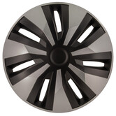 AutoStyle 4-Delige Wieldoppenset Orion-VAN 15-inch zilver/zwart (bol)