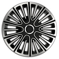 AutoStyle AutoStyle 4-Delige Wieldoppenset Motion 13-inch zilver/zwart
