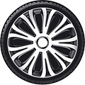 AutoStyle AutoStyle 4-Delige Wieldoppenset Avera 14-inch zilver/zwart