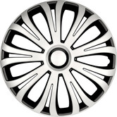 AutoStyle 4-Delige Wieldoppenset Avera 13-inch zilver/zwart