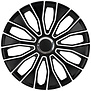 AutoStyle 4-Delige Wieldoppenset Voltec Pro 14-inch zwart/wit