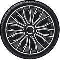 AutoStyle AutoStyle 4-Delige Wieldoppenset Voltec Pro 14-inch zwart/wit