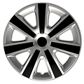 AutoStyle AutoStyle 4-Delige Wieldoppenset VR 14-inch zilver/zwart