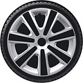 AutoStyle 4-Delige Wieldoppenset VR 13-inch zilver/zwart