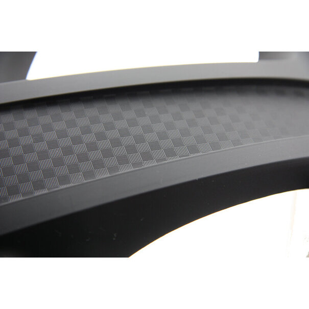 AutoStyle AutoStyle 4-Delige Wieldoppenset VR 13-inch zwart/carbon-look/logo