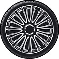 AutoStyle AutoStyle 4-Delige Wieldoppenset LeMans 15-inch zwart/zilver