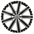 AutoStyle AutoStyle 4-Delige Wieldoppenset Toro 16-inch zwart/zilver