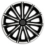 AutoStyle 4-Delige Wieldoppenset Nero 18-inch zilver/zwart