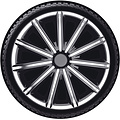 AutoStyle 4-Delige Wieldoppenset Nero 18-inch zilver/zwart