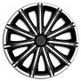 AutoStyle 4-Delige Wieldoppenset Nero 14-inch zilver/zwart