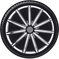AutoStyle AutoStyle 4-Delige Wieldoppenset Nero 14-inch zilver/zwart