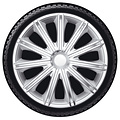 AutoStyle AutoStyle 4-Delige Wieldoppenset Nero 14-inch zilver