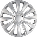 AutoStyle AutoStyle 4-Delige Wieldoppenset Avalone Pro 16-inch zilver + chroom ring