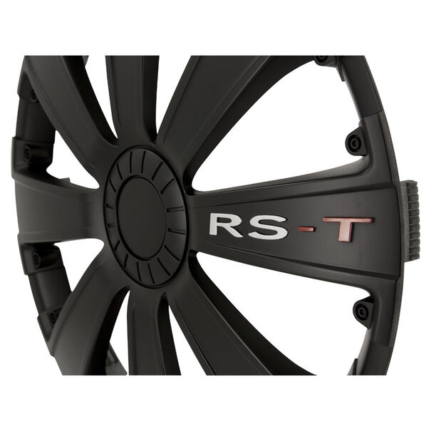 AutoStyle AutoStyle 4-Delige Wieldoppenset RS-T 16-inch zwart