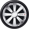 AutoStyle AutoStyle 4-Delige Wieldoppenset RS-T 16-inch zilver
