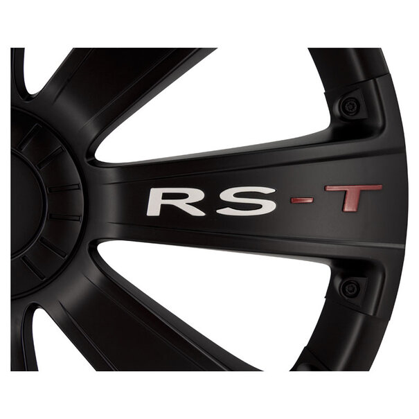 AutoStyle 4-Delige Wieldoppenset RS-T 14-inch zwart