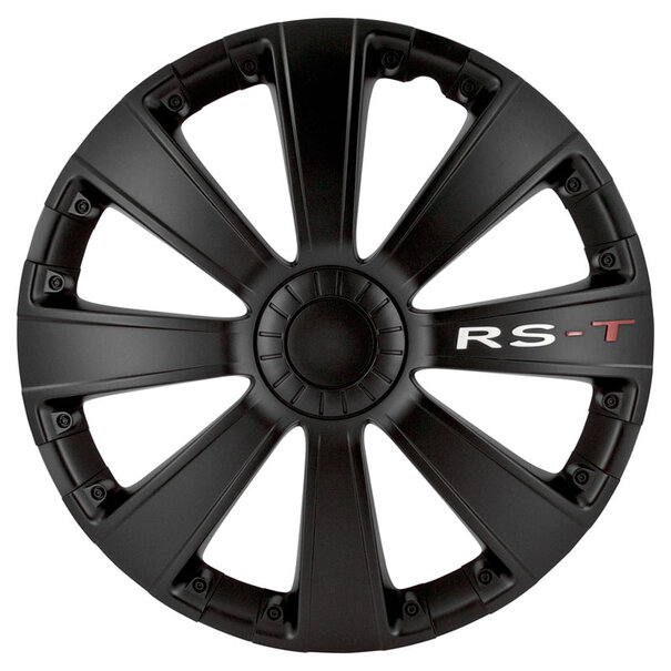 AutoStyle AutoStyle 4-Delige Wieldoppenset RS-T 13-inch zwart