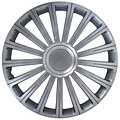 AutoStyle AutoStyle 4-Delige Wieldoppenset Radical 14-inch zilver + chroom ring