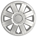 AutoStyle 4-Delige Wieldoppenset Sportive 16-inch zilver