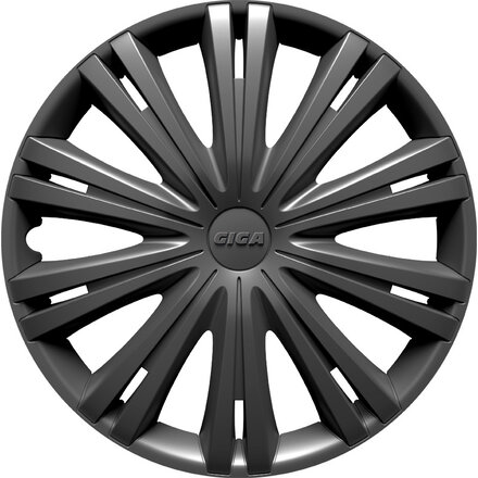 AutoStyle 4-Delige Wieldoppenset Giga 13-inch gun-metal