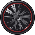 AutoStyle AutoStyle 4-Delige Wieldoppenset Giga R 13-inch zwart/rood
