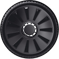 AutoStyle 4-Delige Wieldoppenset Silverstone Pro 17-inch zwart