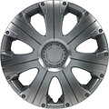 AutoStyle 4-Delige Wieldoppenset Racing 13-inch zilver