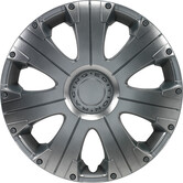 4-Delige Wieldoppenset Racing 13-inch zilver