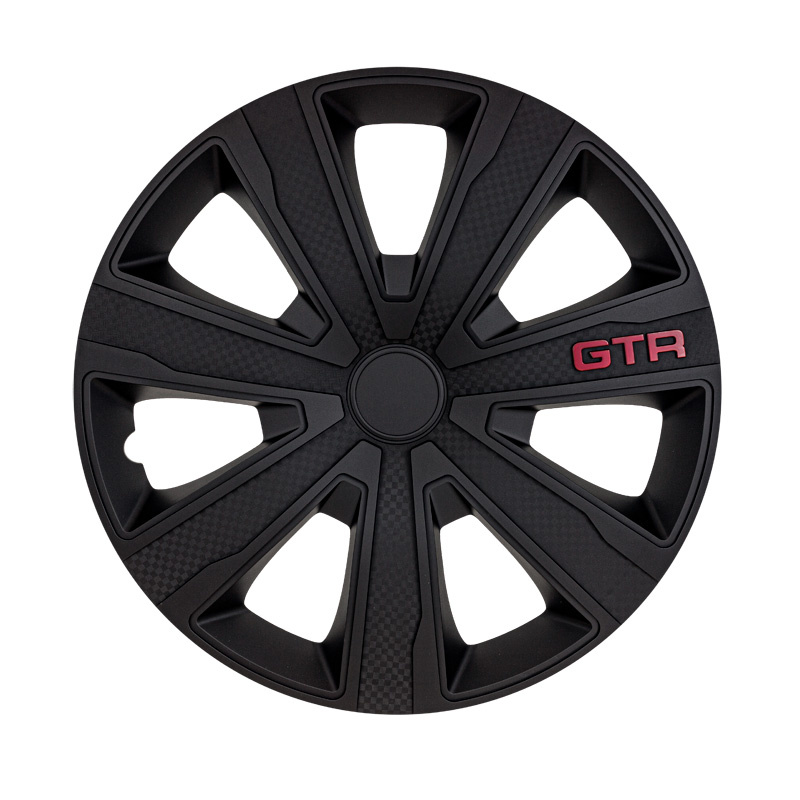 4-Delige Wieldoppenset Missouri 14-inch zwart/rode rand