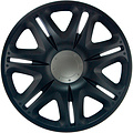 J-Tec J-Tec Wieldoppenset Nascar - 16-inch - Zwart