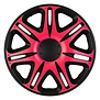 4-Delige J-Tec Wieldoppenset Nascar 15-inch zwart/roze