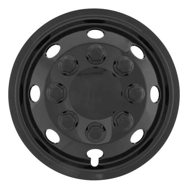 AutoStyle 4-Delige Wieldoppenset Utah 16-inch glanzend zwart (extra bol)