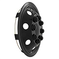 AutoStyle AutoStyle 4-Delige Wieldoppenset Utah 16-inch glanzend zwart (extra bol)
